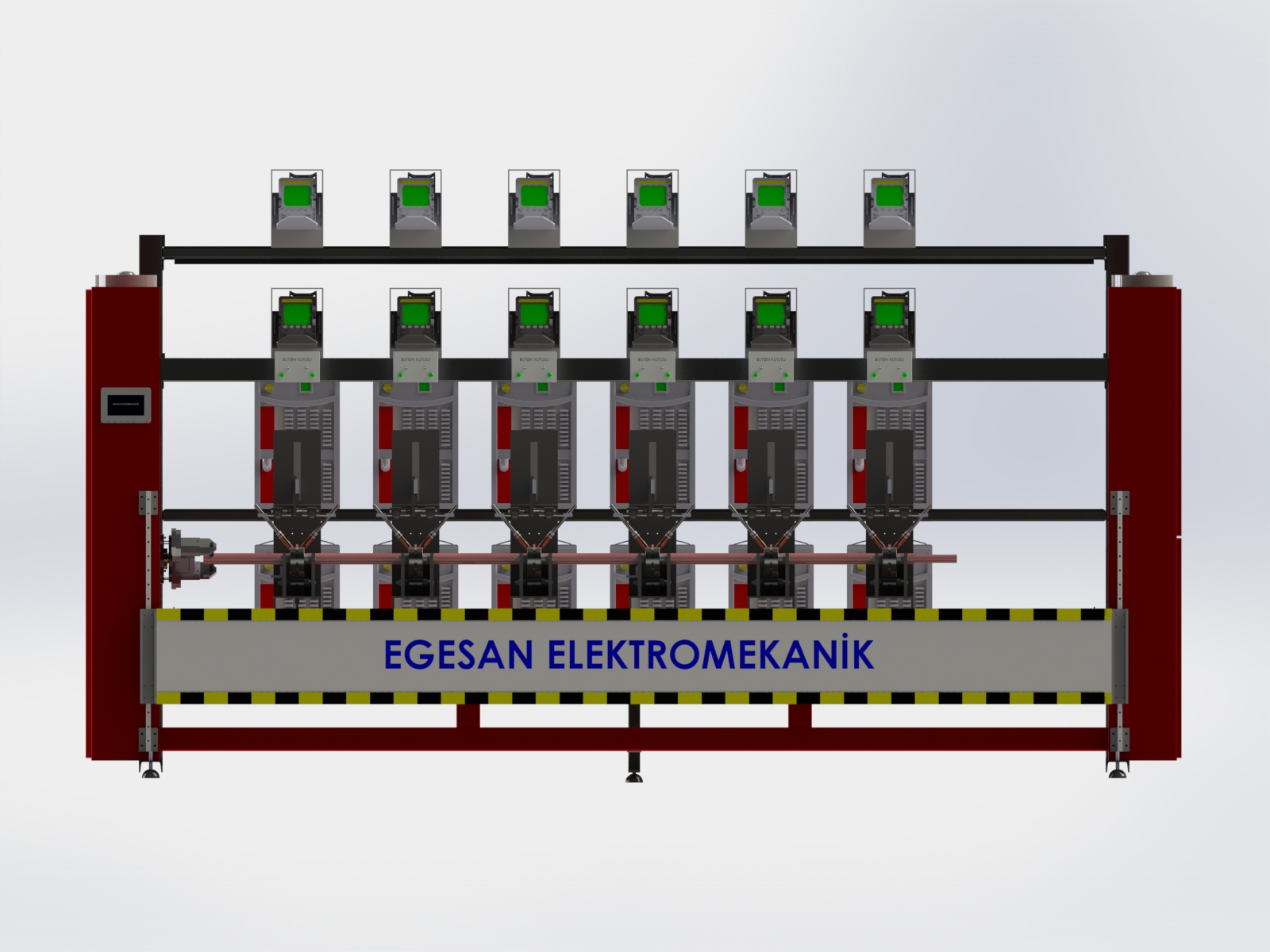Altılı Flanş Kaynak Makinesi- Six-Station Flange Welding Machine